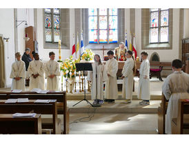 Dankgottesdienst der Kommunionkinder (© Karl-Franz Thiede)